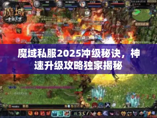 魔域私服2025冲级秘诀，神速升级攻略独家揭秘