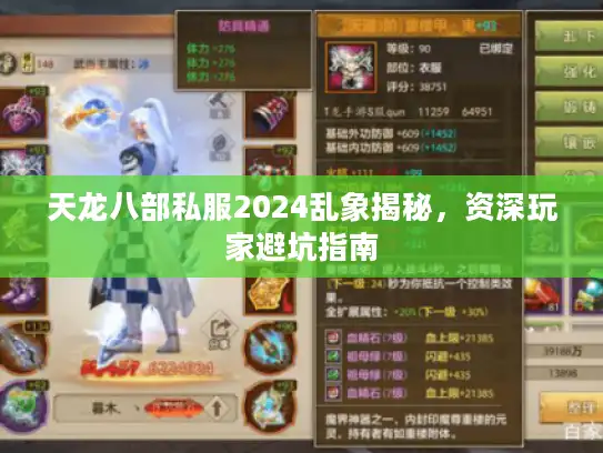 天龙八部私服2024乱象揭秘，资深玩家避坑指南