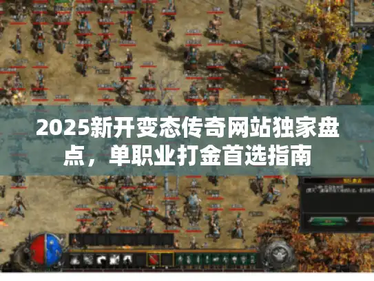 2025新开变态传奇网站独家盘点，单职业打金首选指南