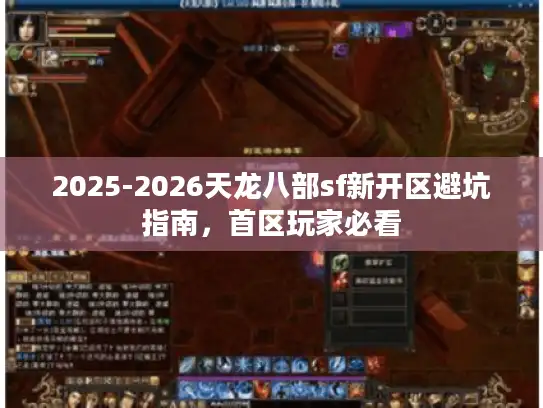 2025-2026天龙八部sf新开区避坑指南，首区玩家必看