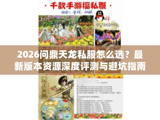 2026问鼎天龙私服怎么选？最新版本资源深度评测与避坑指南