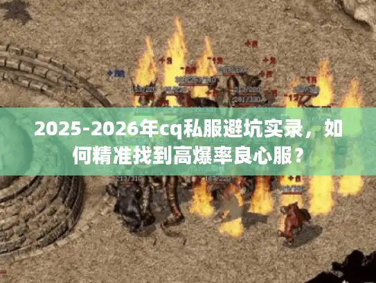 2025-2026年cq私服避坑实录，如何精准找到高爆率良心服？