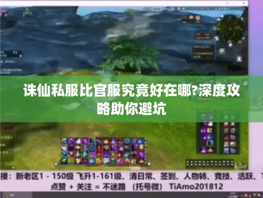 诛仙私服比官服究竟好在哪?深度攻略助你避坑