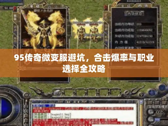 95传奇微变服避坑,合击爆率与职业选择全攻略 95传奇微变服避坑,合击爆率与职业选择全攻略