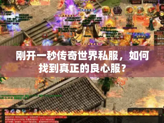 刚开一秒传奇世界私服，如何找到真正的良心服？