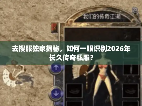 去搜服独家揭秘，如何一眼识别2026年长久传奇私服？