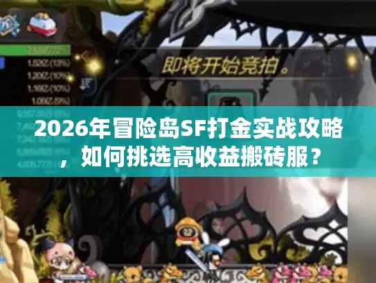 2026年冒险岛SF打金实战攻略，如何挑选高收益搬砖服？