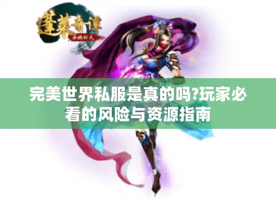 完美世界私服是真的吗?玩家必看的风险与资源指南