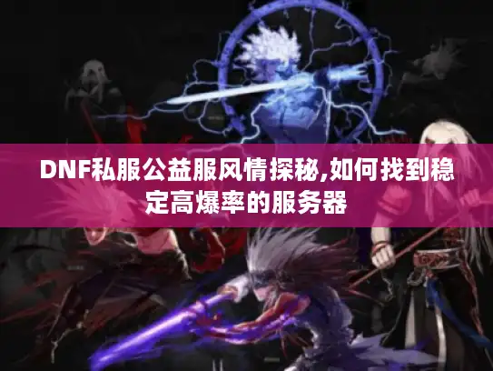 DNF私服公益服风情探秘,如何找到稳定高爆率的服务器
