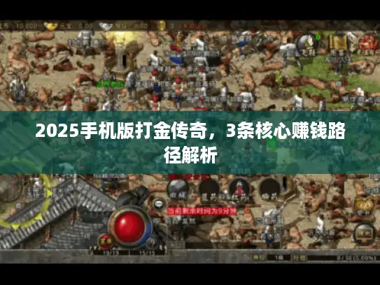 2025手机版打金传奇，3条核心赚钱路径解析