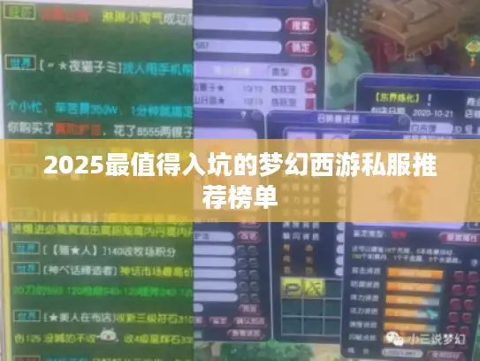 2025最值得入坑的梦幻西游私服推荐榜单