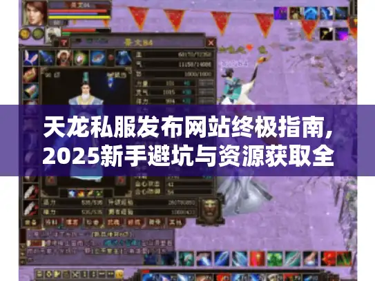 天龙私服发布网站终极指南,2025新手避坑与资源获取全解析