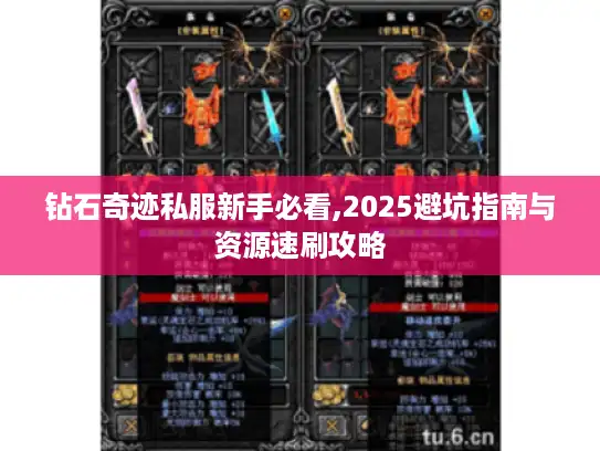钻石奇迹私服新手必看,2025避坑指南与资源速刷攻略