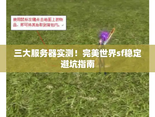 三大服务器实测！完美世界sf稳定避坑指南