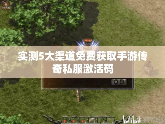 实测5大渠道免费获取手游传奇私服激活码