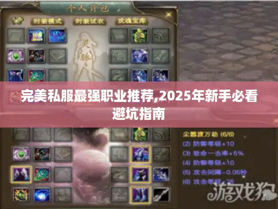 完美私服最强职业推荐,2025年新手必看避坑指南 完美私服最强职业推荐,2025年新手必看避坑指南