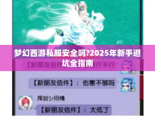 梦幻西游私服安全吗?2025年新手避坑全指南
