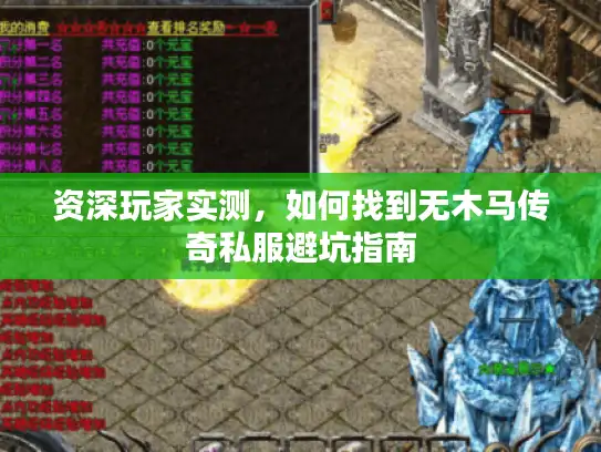资深玩家实测，如何找到无木马传奇私服避坑指南