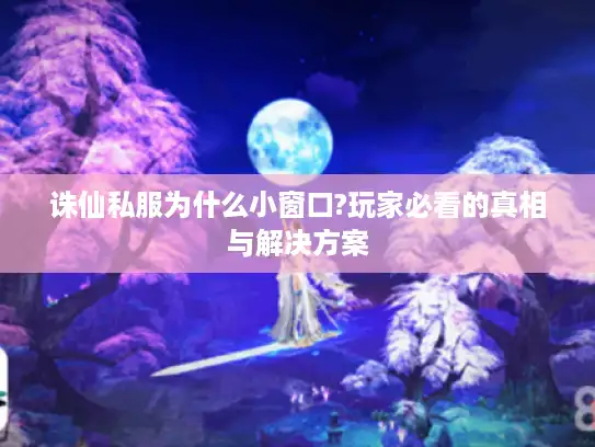 诛仙私服为什么小窗口?玩家必看的真相与解决方案