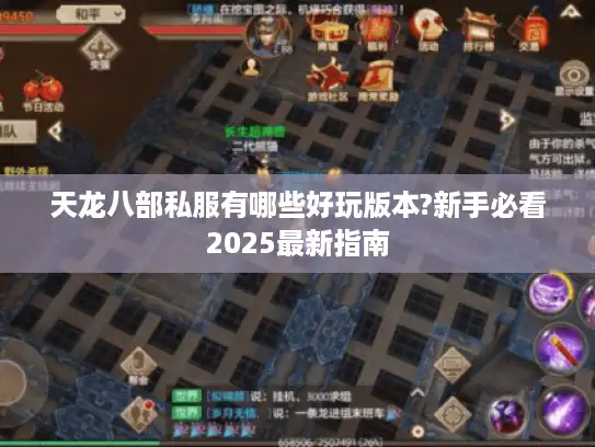 天龙八部私服有哪些好玩版本?新手必看2025最新指南