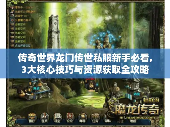 传奇世界龙门传世私服新手必看,3大核心技巧与资源获取全攻略 传奇世界龙门传世私服新手必看,3大核心技巧与资源获取全攻略