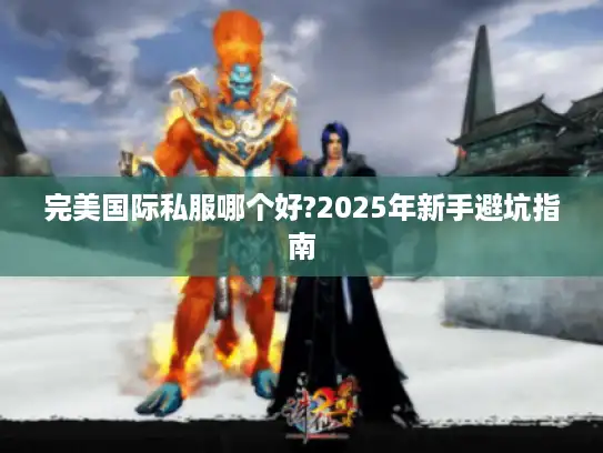 完美国际私服哪个好?2025年新手避坑指南