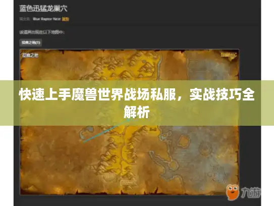 快速上手魔兽世界战场私服，实战技巧全解析