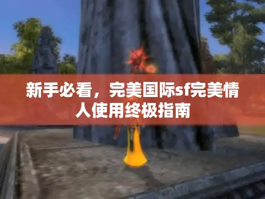 新手必看，完美国际sf完美情人使用终极指南