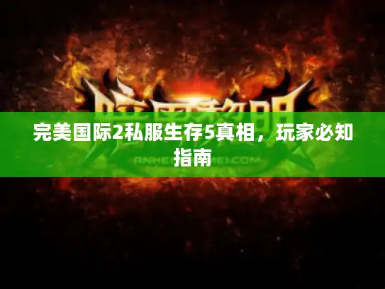 完美国际2私服生存5真相，玩家必知指南