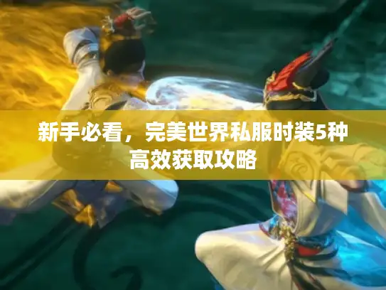 新手必看，完美世界私服时装5种高效获取攻略
