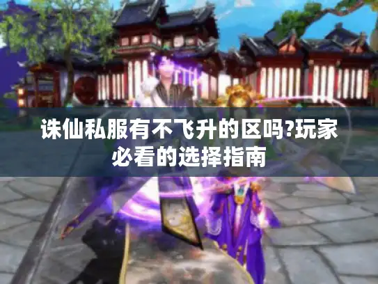 诛仙私服有不飞升的区吗?玩家必看的选择指南