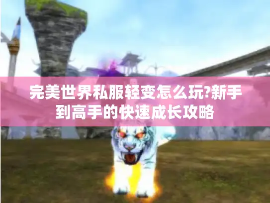 完美世界私服轻变怎么玩?新手到高手的快速成长攻略