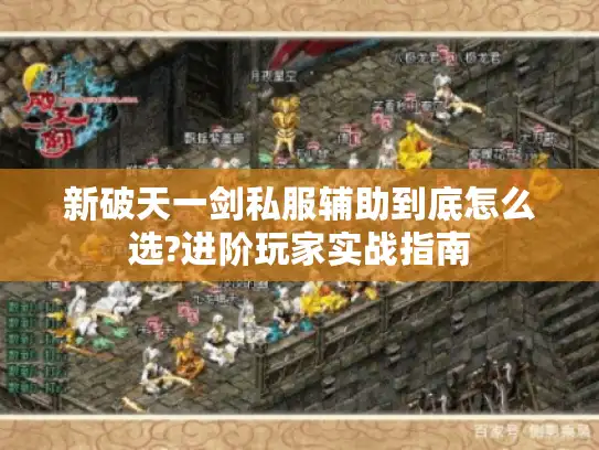 新破天一剑私服辅助到底怎么选?进阶玩家实战指南