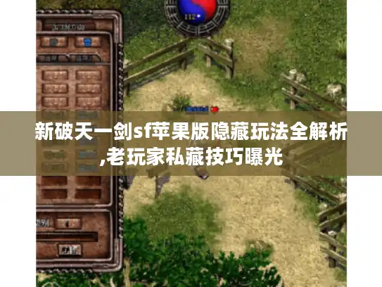 新破天一剑sf苹果版隐藏玩法全解析,老玩家私藏技巧曝光 新破天一剑sf苹果版隐藏玩法全解析,老玩家私藏技巧曝光