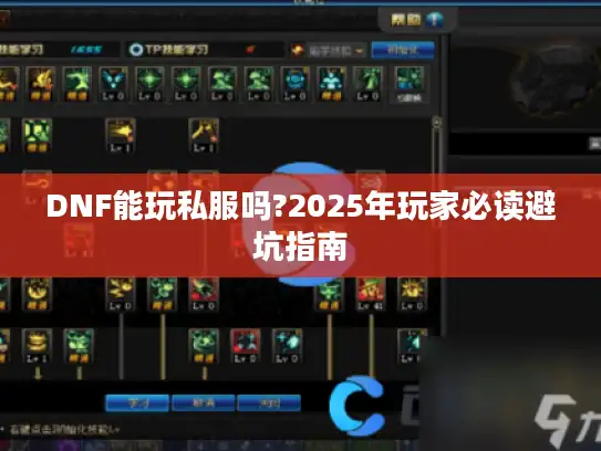DNF能玩私服吗?2025年玩家必读避坑指南