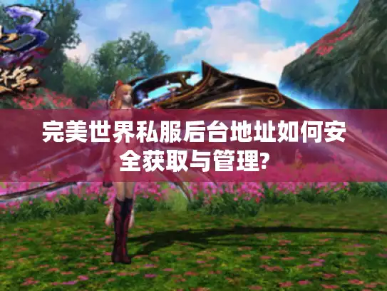 完美世界私服后台地址如何安全获取与管理?