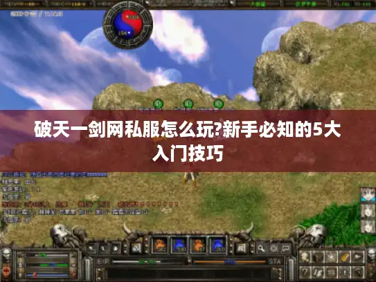 破天一剑网私服怎么玩?新手必知的5大入门技巧