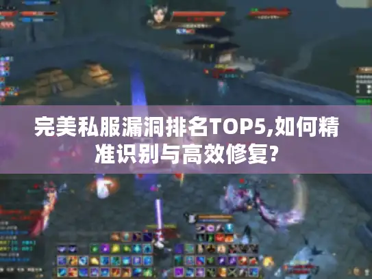 完美私服漏洞排名TOP5,如何精准识别与高效修复?