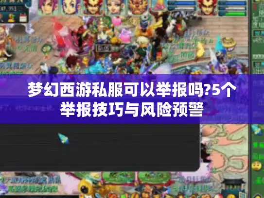 梦幻西游私服可以举报吗?5个举报技巧与风险预警