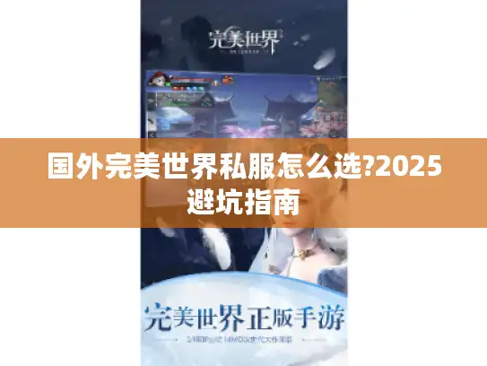 国外完美世界私服怎么选?2025避坑指南