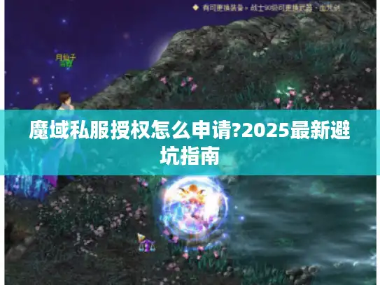 魔域私服授权怎么申请?2025最新避坑指南