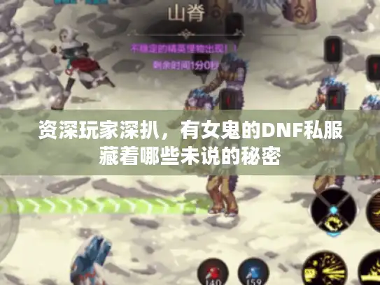 资深玩家深扒，有女鬼的DNF私服藏着哪些未说的秘密