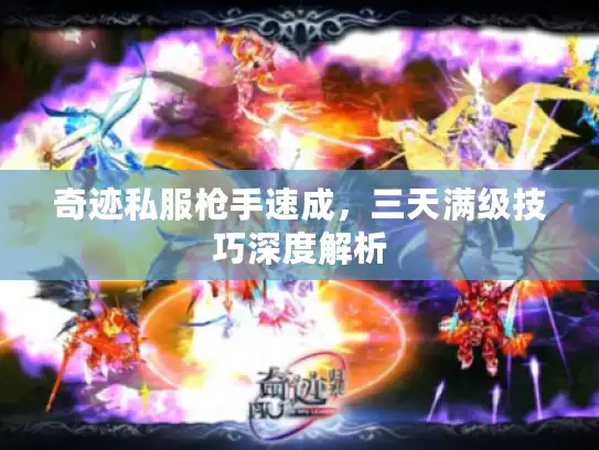 奇迹私服枪手速成，三天满级技巧深度解析