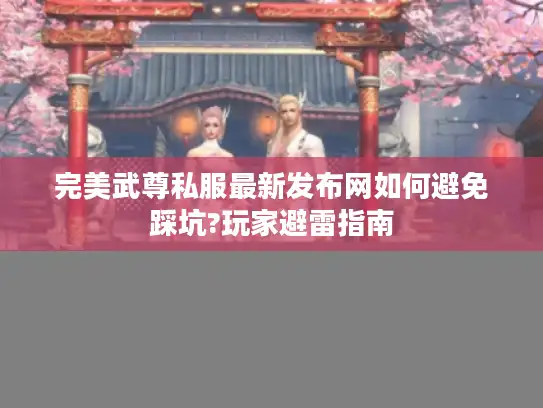 完美武尊私服最新发布网如何避免踩坑?玩家避雷指南