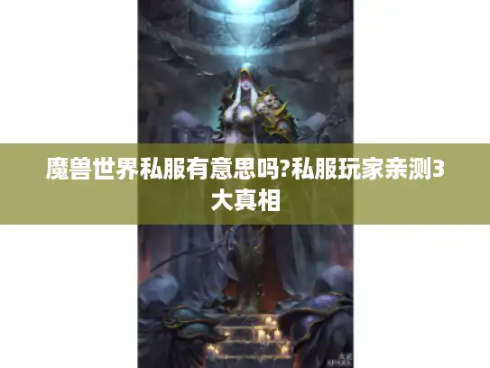 魔兽世界私服有意思吗?私服玩家亲测3大真相
