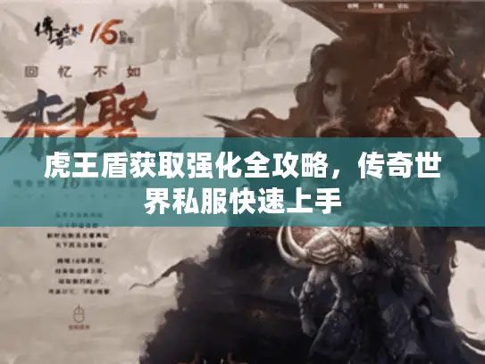 虎王盾获取强化全攻略，传奇世界私服快速上手