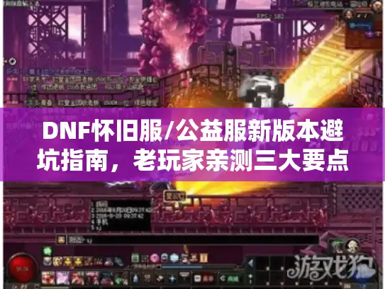 DNF怀旧服/公益服新版本避坑指南，老玩家亲测三大要点