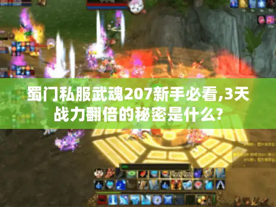 蜀门私服武魂207新手必看,3天战力翻倍的秘密是什么? 蜀门私服武魂207新手必看,3天战力翻倍的秘密是什么?
