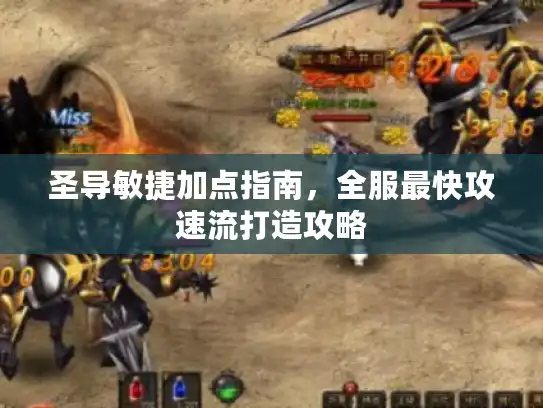 圣导敏捷加点指南,全服最快攻速流打造攻略 圣导敏捷加点指南,全服最快攻速流打造攻略