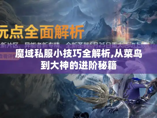 魔域私服小技巧全解析,从菜鸟到大神的进阶秘籍